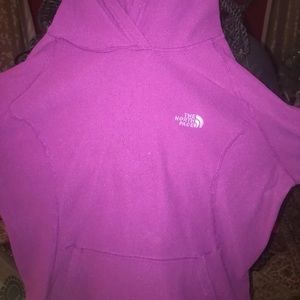 Pink Northface Hoodie